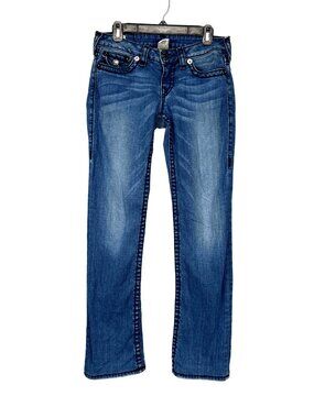 TRUE RELIGION Vintage Billy Super T Cotton Stretch Low Rise Bootcut Blue Jean 29